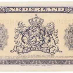 Nederland. 2½ Gulden. Bankbiljet. Type 1945. Type Wilhelmina. - Prachtig.