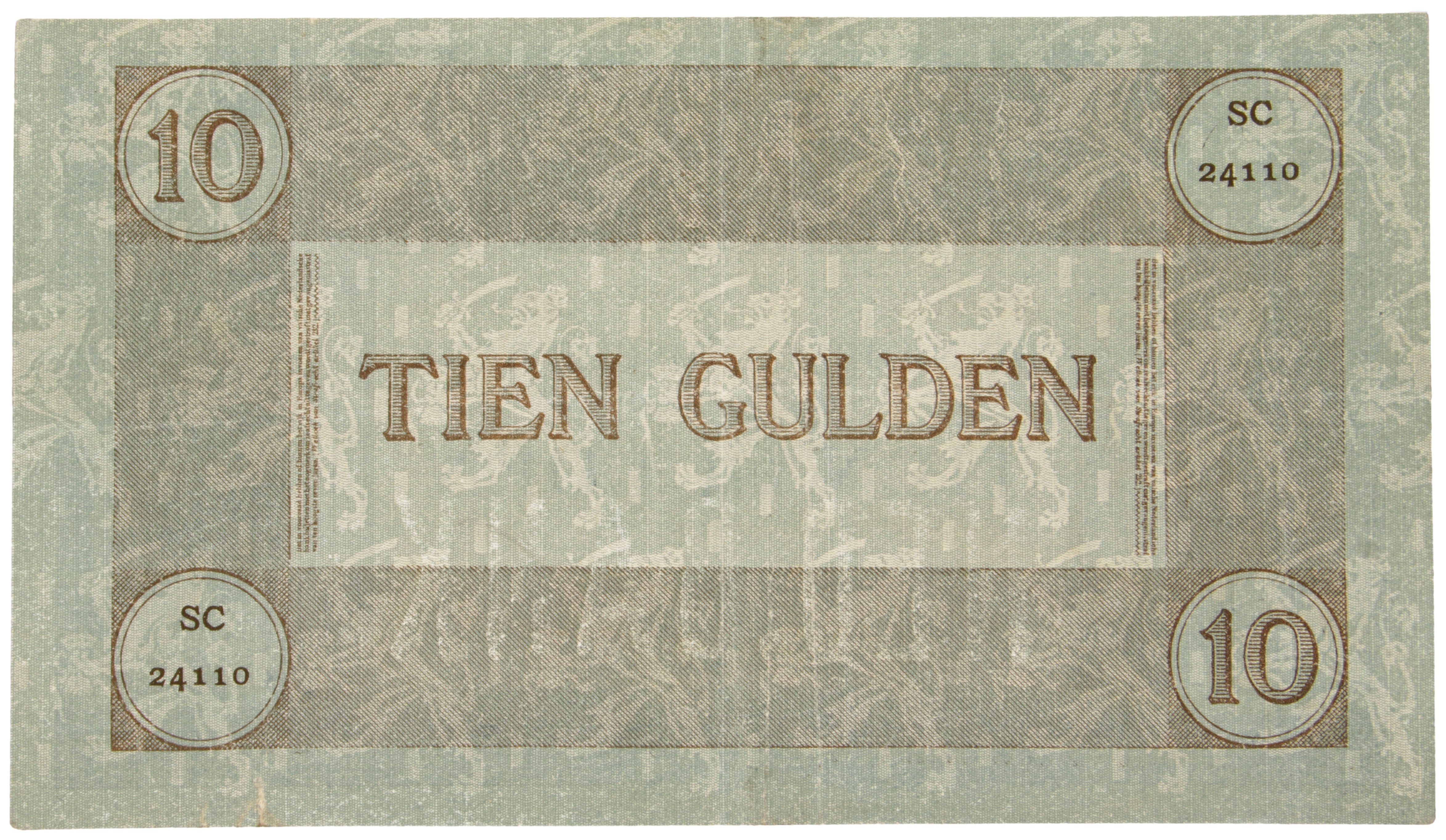 Nederland. 10 Gulden. Bankbiljet. Type 1904. Type Arbeid en Welvaart I. - Zeer Fraai +.