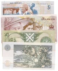 Scotland. Lot (4) 1/2x5/10 Pounds. Banknote. Type 1988-2012. - UNC.