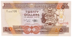 Solomon Islands. Lot (8) 2x10/3x20/3x50 Dollars. Banknote. Type 1986-2006. - UNC.