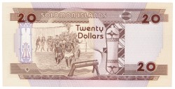 Solomon Islands. Lot (8) 2x10/3x20/3x50 Dollars. Banknote. Type 1986-2006. - UNC.