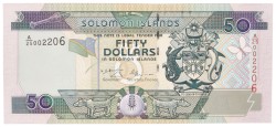 Solomon Islands. Lot (8) 2x10/3x20/3x50 Dollars. Banknote. Type 1986-2006. - UNC.