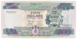 Solomon Islands. Lot (8) 2x10/3x20/3x50 Dollars. Banknote. Type 1986-2006. - UNC.