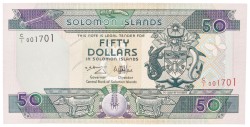 Solomon Islands. Lot (8) 2x10/3x20/3x50 Dollars. Banknote. Type 1986-2006. - UNC.