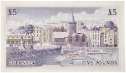 Guernsey. 5 Pounds. Banknote. Type ND. - UNC.