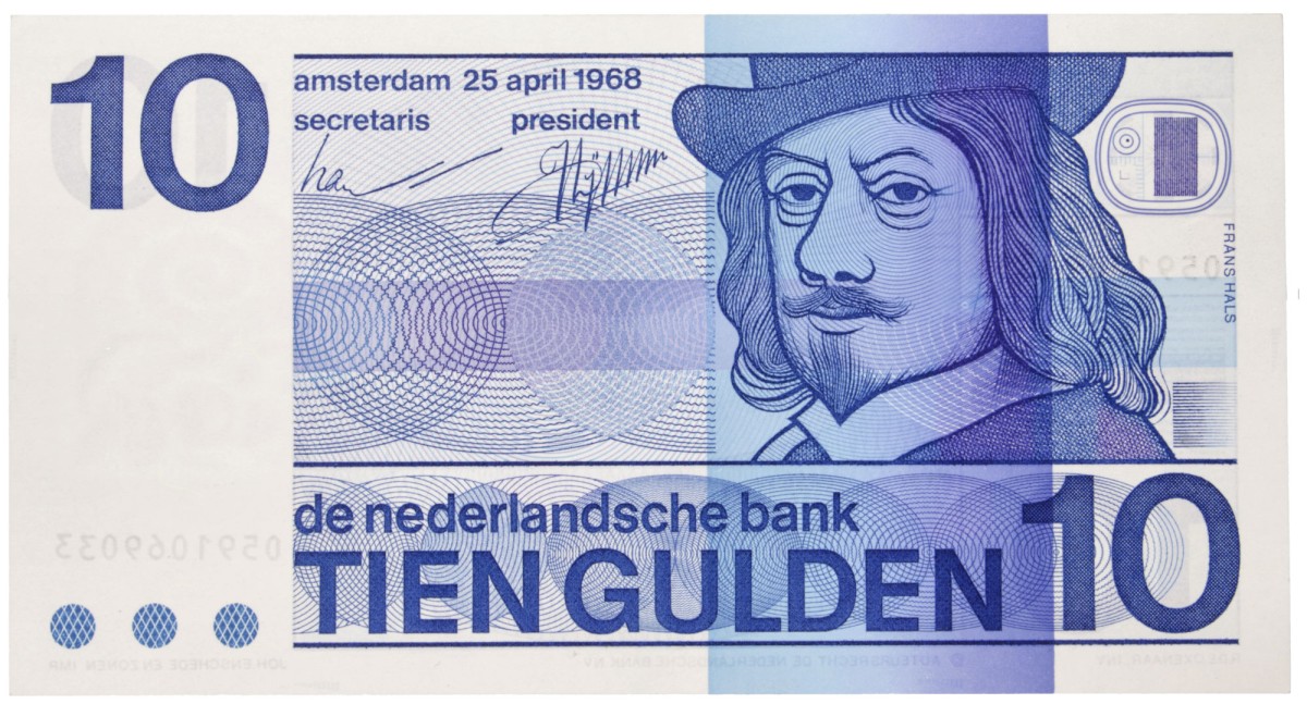 Nederland. 10 Gulden. Bankbiljet. Type 1968. Type Frans Hals. - UNC.
