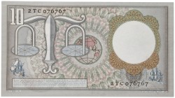 Nederland. 10 Gulden. Bankbiljet. Type 1953. Type Hugo de Groot. - Nagenoeg UNC.
