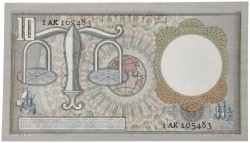 Nederland. 10 Gulden. Bankbiljet. Type 1953. Type Hugo de Groot. - Prachtig +.