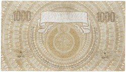 Nederland. 1000 Gulden. Bankbiljet. Type 1919. Type Grietje Seel. - Zeer Fraai.