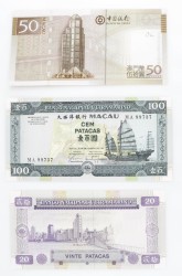 Macao. Lot (3) 20/50/100. Banknote. Type 1999-2008. - UNC.