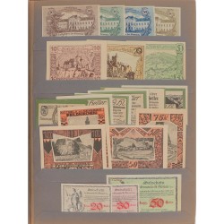 Germany. Album 650 Banknotes. Notgeld. Type 1920. - Very fine – UNC.