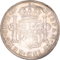 Mexico. Spanish colony. Carlos III. 8 Reales. 1772 Mo FM.