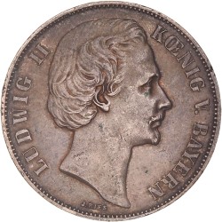 German states. Bavaria. Ludwig II. Thaler. 1871.