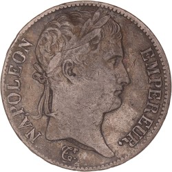 France. Empire. Napoleon. 5 Francs. 1813 Q.