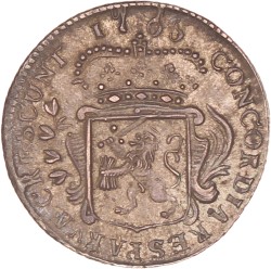 Achtste zilveren dukaat of 'Pietje'. Zeeland. 1765. AU 58.