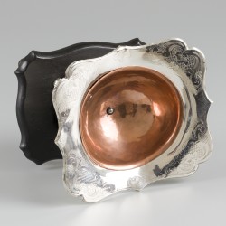 Pijpkomfoor zilver.