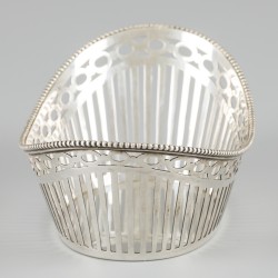 Bonbonmandje zilver.
