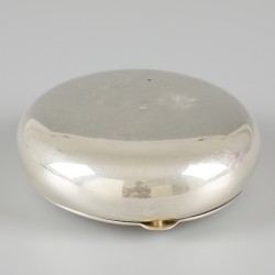 Tabaksdoos zilver.