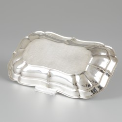 Serveerschaal zilver.