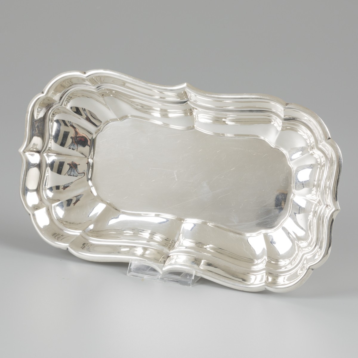 Serveerschaal zilver.
