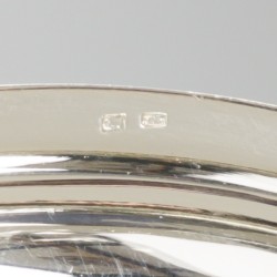 3-delig roomstel zilver.
