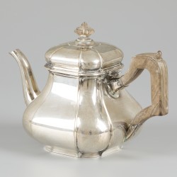 Theepot zilver.