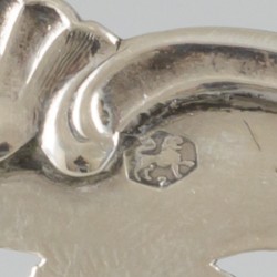 Bonbonmandje zilver.