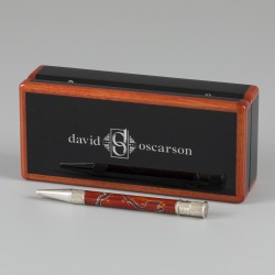 David Oscarson ''Formula 1 Circuit de Monaco'' Limited Edition 05/70 pen zilver.