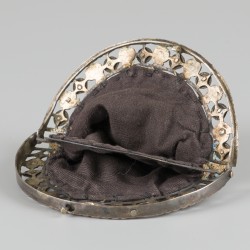 Beugelbeursje zilver.