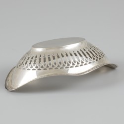 Bonbonmandje zilver.
