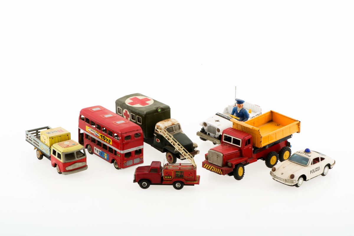 (7) delig lot blikken modelauto`s