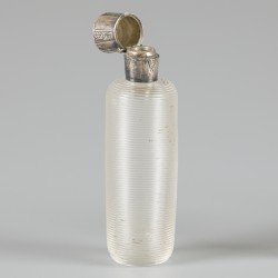 3-delig lot parfumflacons zilver.