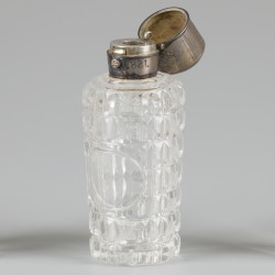 3-delig lot parfumflacons zilver.