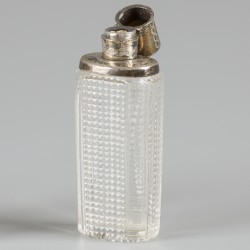 3-delig lot parfumflacons zilver.