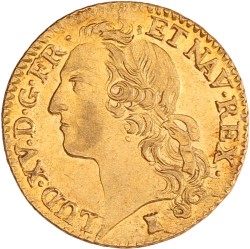 France. Louis XV. Louis d'or - au bandeau. 1741/0 T.