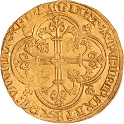 Gouden rijder. Vlaanderen. Lodewijk van Male. Z.j. (1346 - 1384). Zeer Fraai / Prachtig.