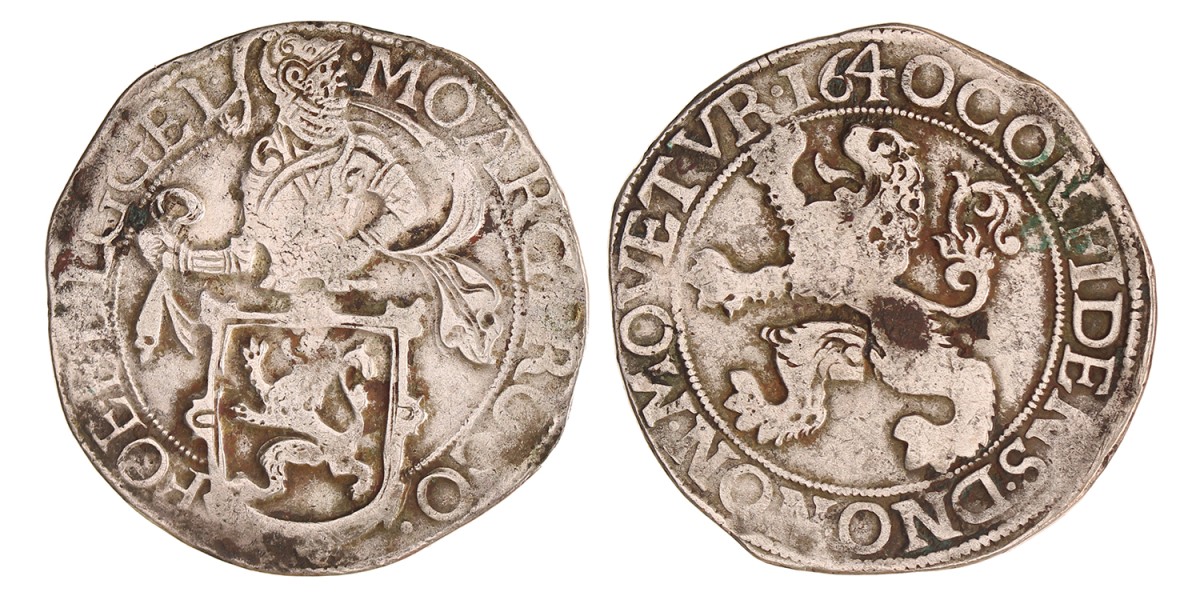 Leeuwendaalder. Gelderland. 1640. Fraai / Zeer Fraai.