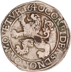 Leeuwendaalder. Gelderland. 1640. Fraai / Zeer Fraai.