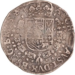 Patagon. Brabant. Maastricht. Filips IV. 1627. Zeer Fraai +.