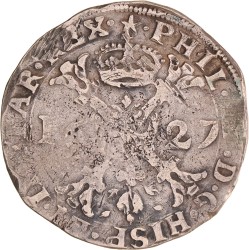 Patagon. Brabant. Maastricht. Filips IV. 1627. Zeer Fraai +.