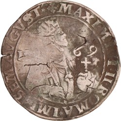 Rijksdaalder. Luik. Stavelot. Christoffel van Manderscheid. 1569. Fraai / Zeer Fraai.