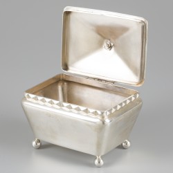 Koektrommel zilver.