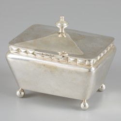 Koektrommel zilver.