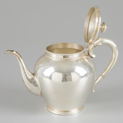 Theepot zilver.
