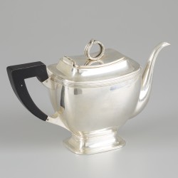 Koffiepot zilver.