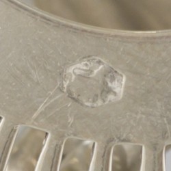 Komfoor zilver.