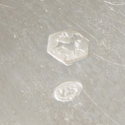 2-delig roomstel zilver.