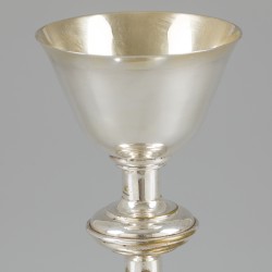 Miskelk verzilverd / zilver.