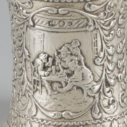 Lepelvaasje zilver.