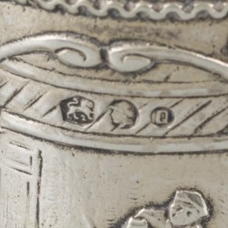 Lepelvaasje zilver.